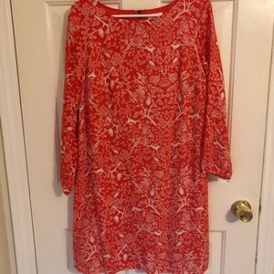 Like new 3/4 sleeve zipper dress old navy